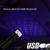 [SUPER COOL] LED Car Roof Star Night Light USB Projector